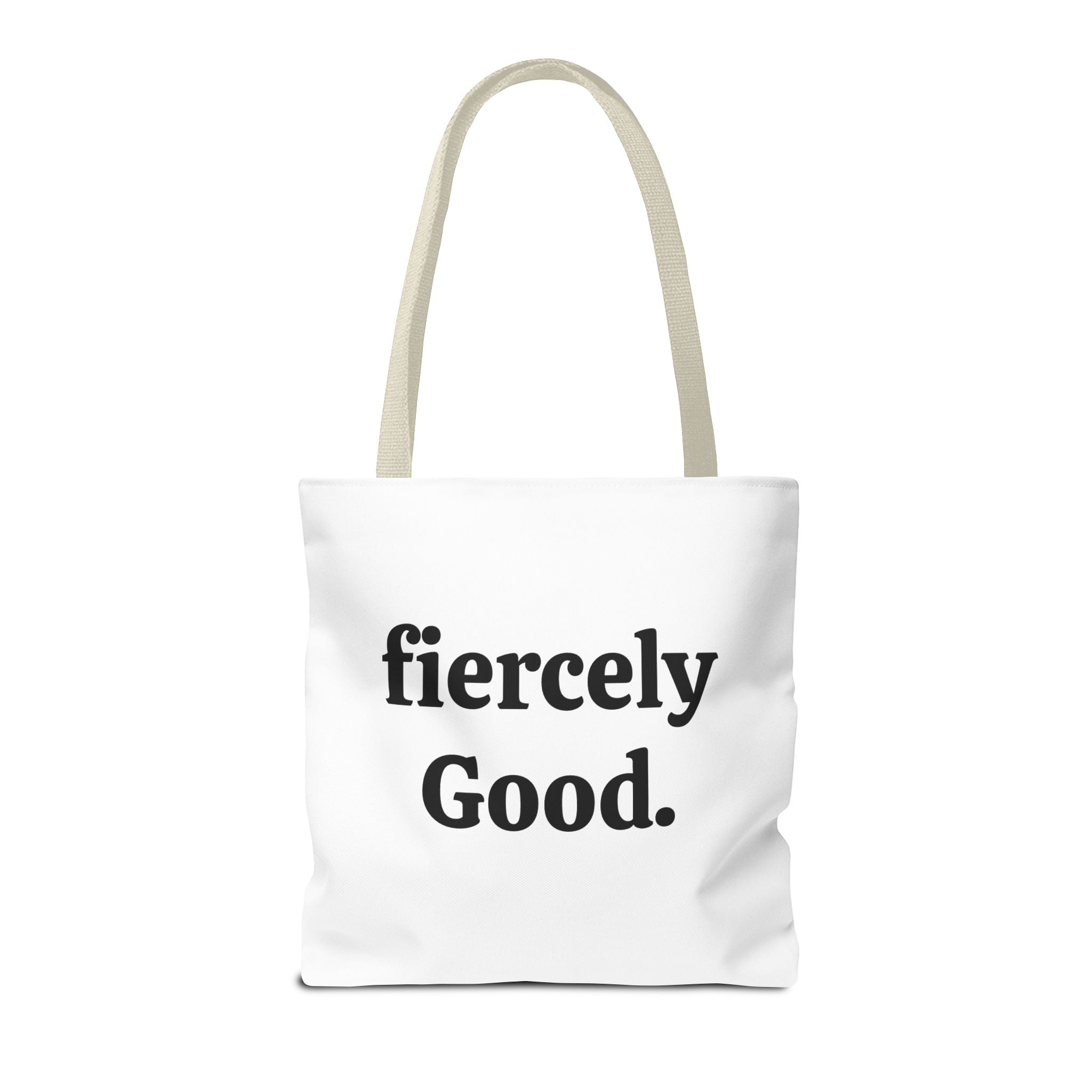 Fiercely Good Tote Bag — Tribute to Renee Good with Poem by Amanda Gornan