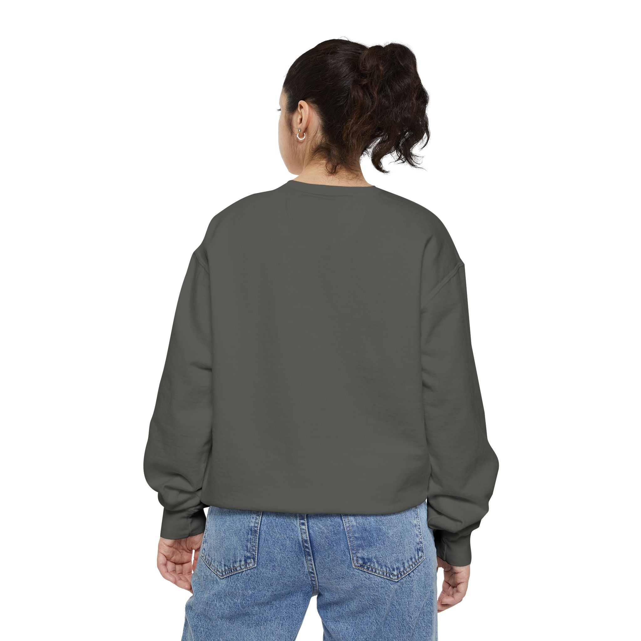 too much - embroidered sweatshirt